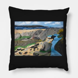 Crawfordsburn Beach Rock Pool Pillow