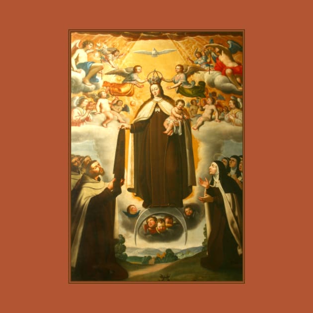 Our Lady of Mt. Carmel, from the tomb of St. John of the Cross by Catholicamtees