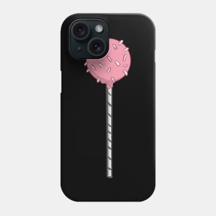 cake pop with sprinkles sweet treat design Phone Case