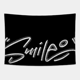 Smile an Authentic Handwritten by toudji Tapestry