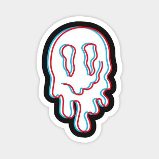 Acid dripping sticker Magnet