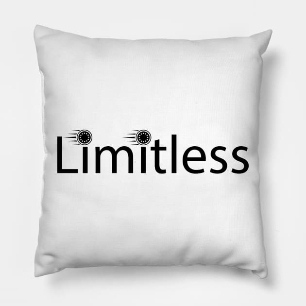 Limitless artwork Pillow by DinaShalash