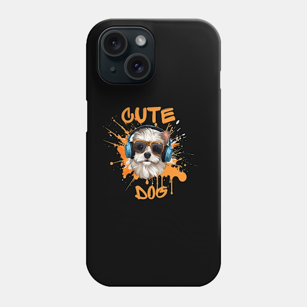 cute Dog Phone Case by Teeeshirt