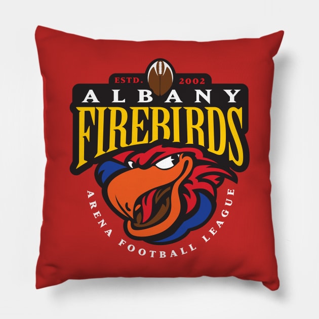 Albany Firebirds Pillow by MindsparkCreative