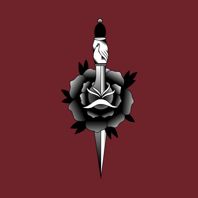 ROSE AND DAGGER by art_of_josh