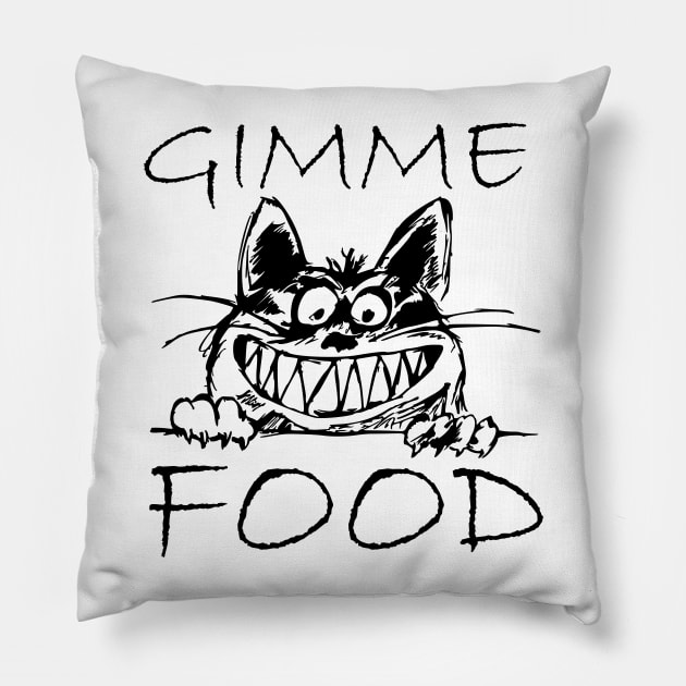 Gimme Food Pillow by valsymot