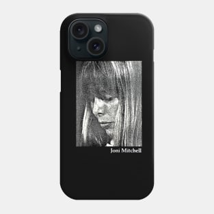 Joni Mitchell - Retro 1980s Style Fan Art Design Phone Case