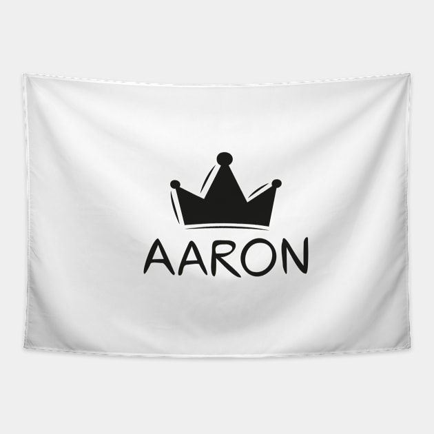 Aaron name, Sticker design. Tapestry by khaled