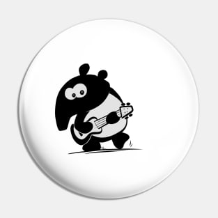 Funny Cute Musical Tapir Little Guitar Ukulele Pin