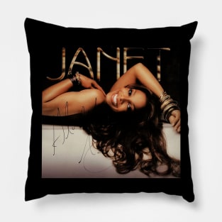 Janet Jackson Vintage Tour Concert Pillow