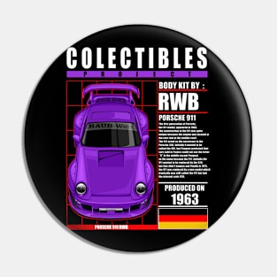 RWB PORSCHE 911 -PURPLE Pin