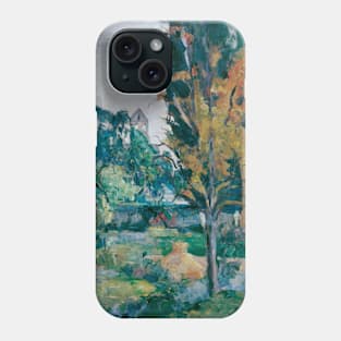 Landscape With Tower by Paul Cezanne Phone Case