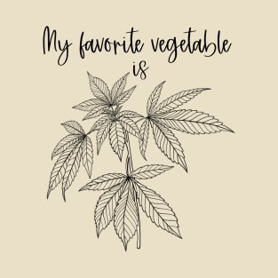 Canabis Favorite Vegetable T-Shirt