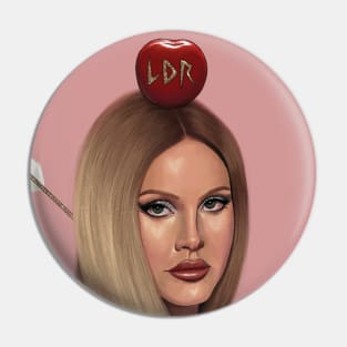 Lana Bow Apple LDR Pin