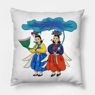 Minhwa: Taoist Fairy Sisters B-2 Type Pillow