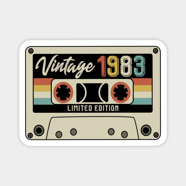 Vintage 1983 - Limited Edition - Vintage Style - Vintage - Magnet 