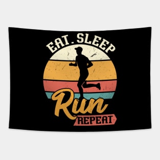 Eat Sleep Run Repeat Tapestry