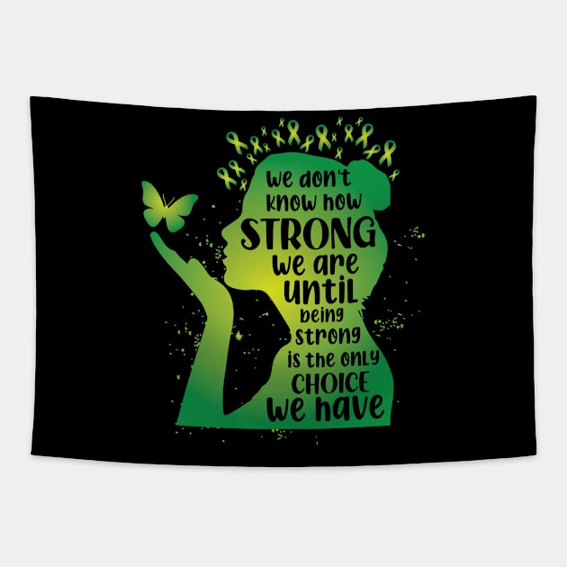 Mental Health We Don't Know How Strong Tapestry by WoollyWonder