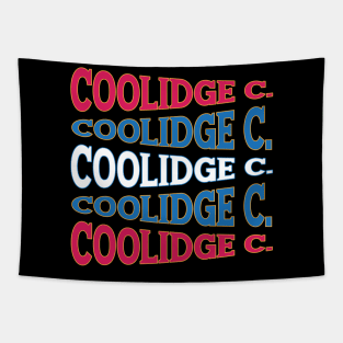 NATIONAL TEXT ART COOLIDGE Tapestry