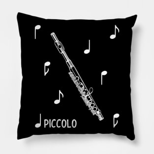 Musical Notes Piccolo Pillow