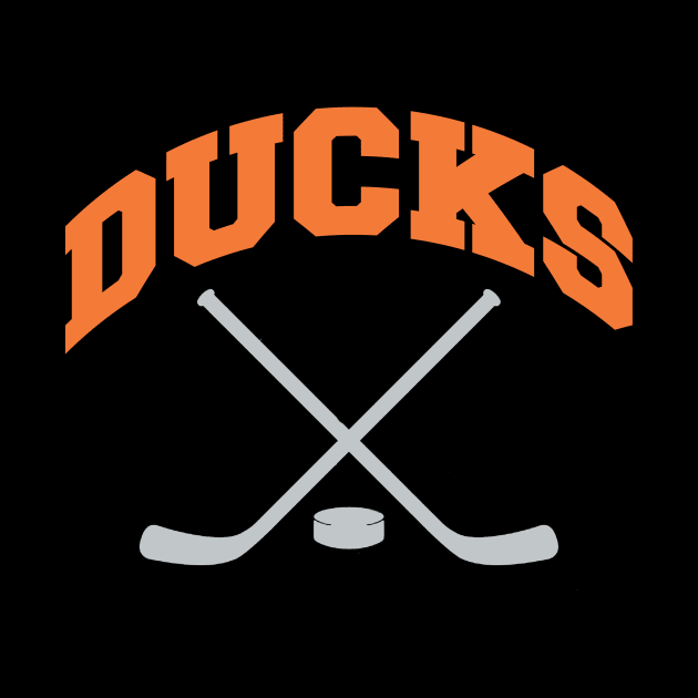 Ducks Hockey Small Logo by CovpaTees