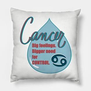 Cancer Zodiac Tee Pillow