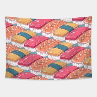 The delecious asian sushi pattern Tapestry