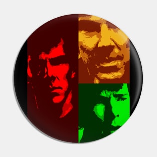 Benedict Cumberbatch (pop art) Pin