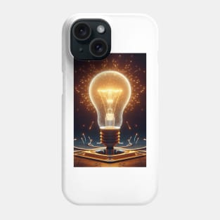 Spark of Innovation: Illuminating Ideas in Action Phone Case