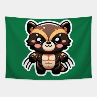 Kawaii Wolverine Tapestry