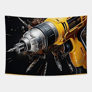 Yellow Drill Tapestry