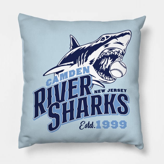 Camden Riversharks Pillow by MindsparkCreative