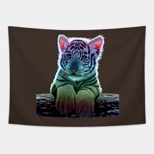 bebe tiger Tapestry