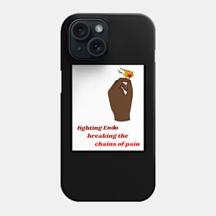 fighting Endo, breaking the chains of pain Phone Case