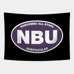 Naboombu All-Stars Oval Euro Sticker Tapestry