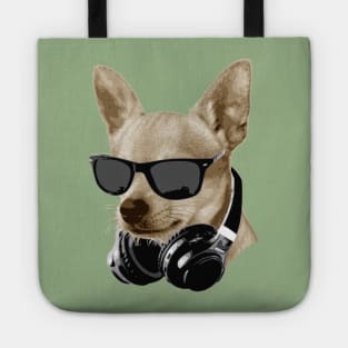 Cool Chihuahua DJ Tote