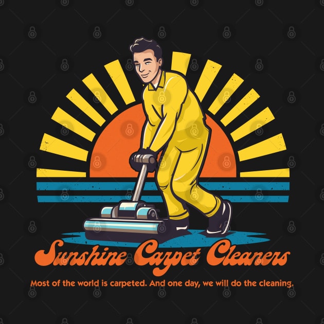 Sunshine Carpet Cleaners - Retro Style Fan Art by DankFutura