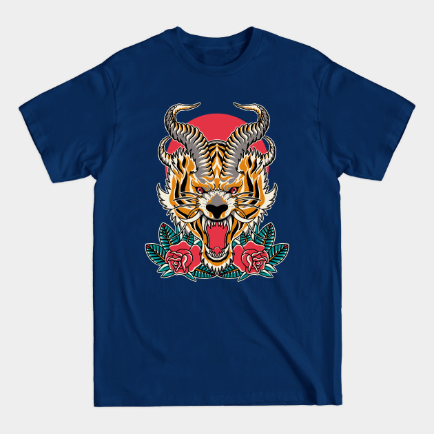 Discover Tiger head - Tshrits - T-Shirt