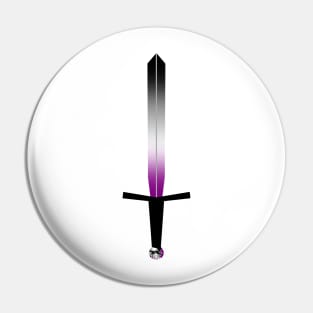 Asexual Sword Pin