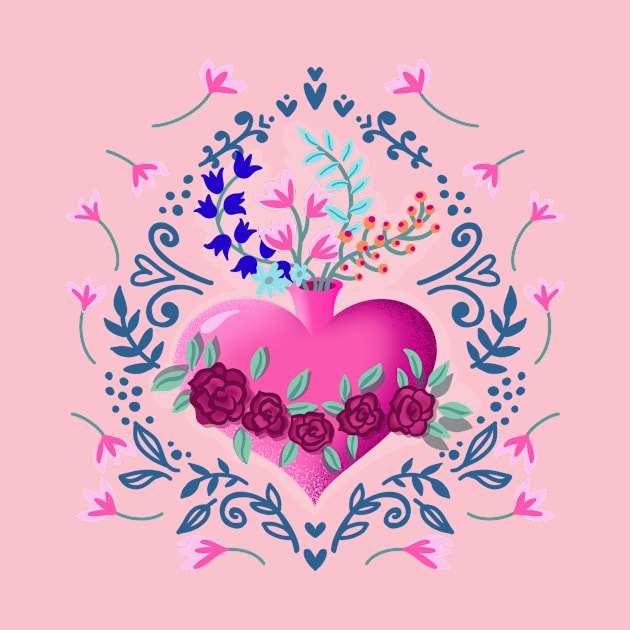 blooming heart by Lamalou Design