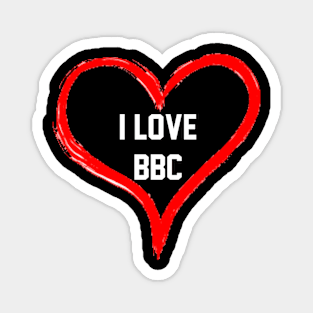 I Love BBC - Queen Of Spades Magnet