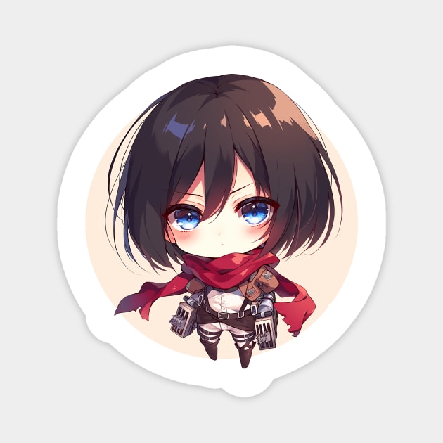 mikasa Magnet by StevenBag