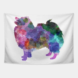 German Spitz in watercolor Tapestry