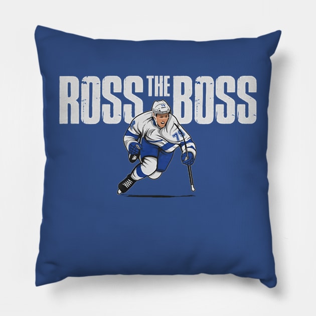 Ross Colton Ross The Boss Pillow by stevenmsparks