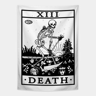 VINTAGE TAROT CARD T SHIRT, DEATH CARD, OCCULT, TAROT Tapestry