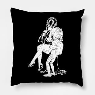 Elvira vs Mars Attacks 2 Pillow