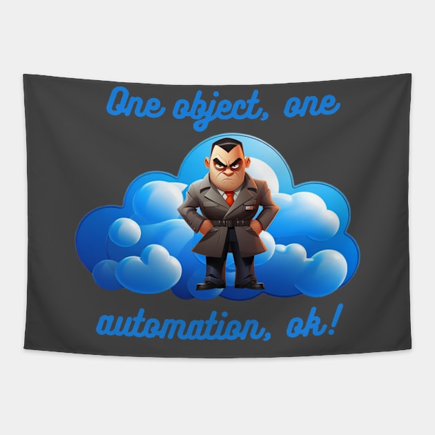 Salesforce meme design Tapestry by CPT T's