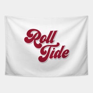 bama seventies font Tapestry