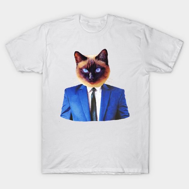 Business Cat Cat T Shirt Teepublic Au