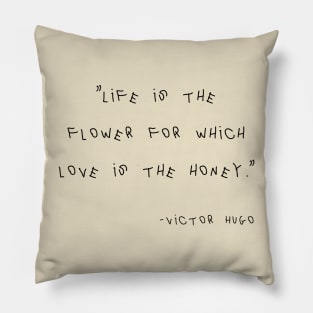 Victor Hugo Quote Pillow